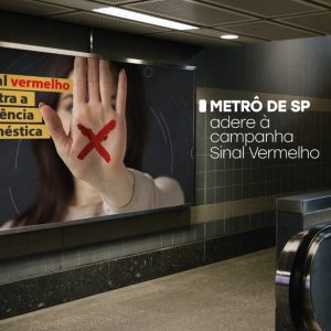 Metrô de SP adere à campanha Sinal Vermelho