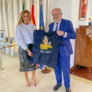 AMB e embaixador da Espanha tratam da internacionalização da campanha